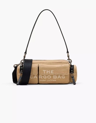 The Cargo Canvas Shoulder Bag CAMEL